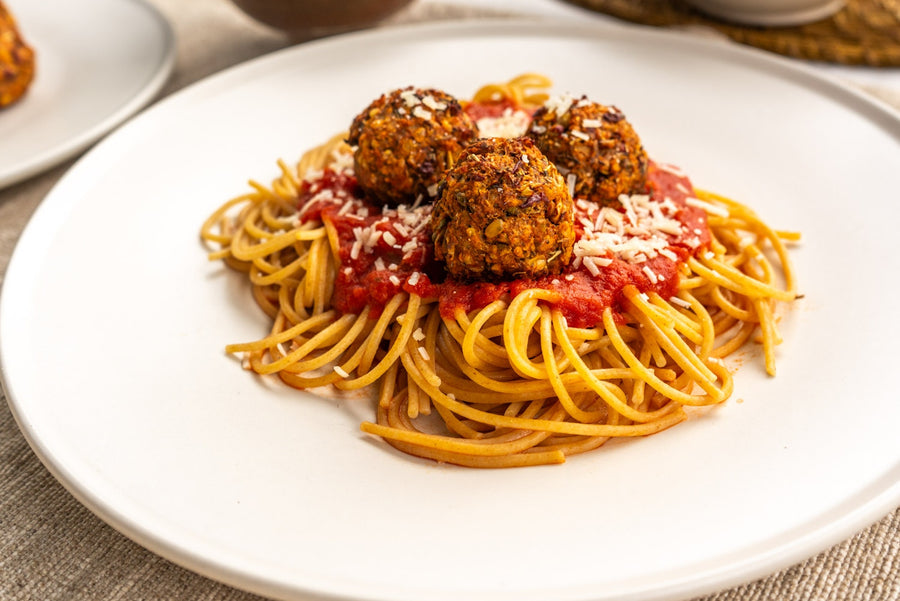 Sprouted Bean Veggie Meatballs